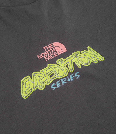 The North Face Expedition Celebration Oversized T-Shirt in Anthracite Grey