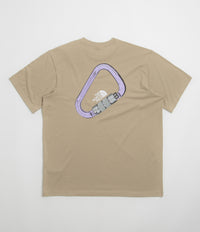 The North Face Explore Carabiner Relaxed T-Shirt in Mushroom Grey