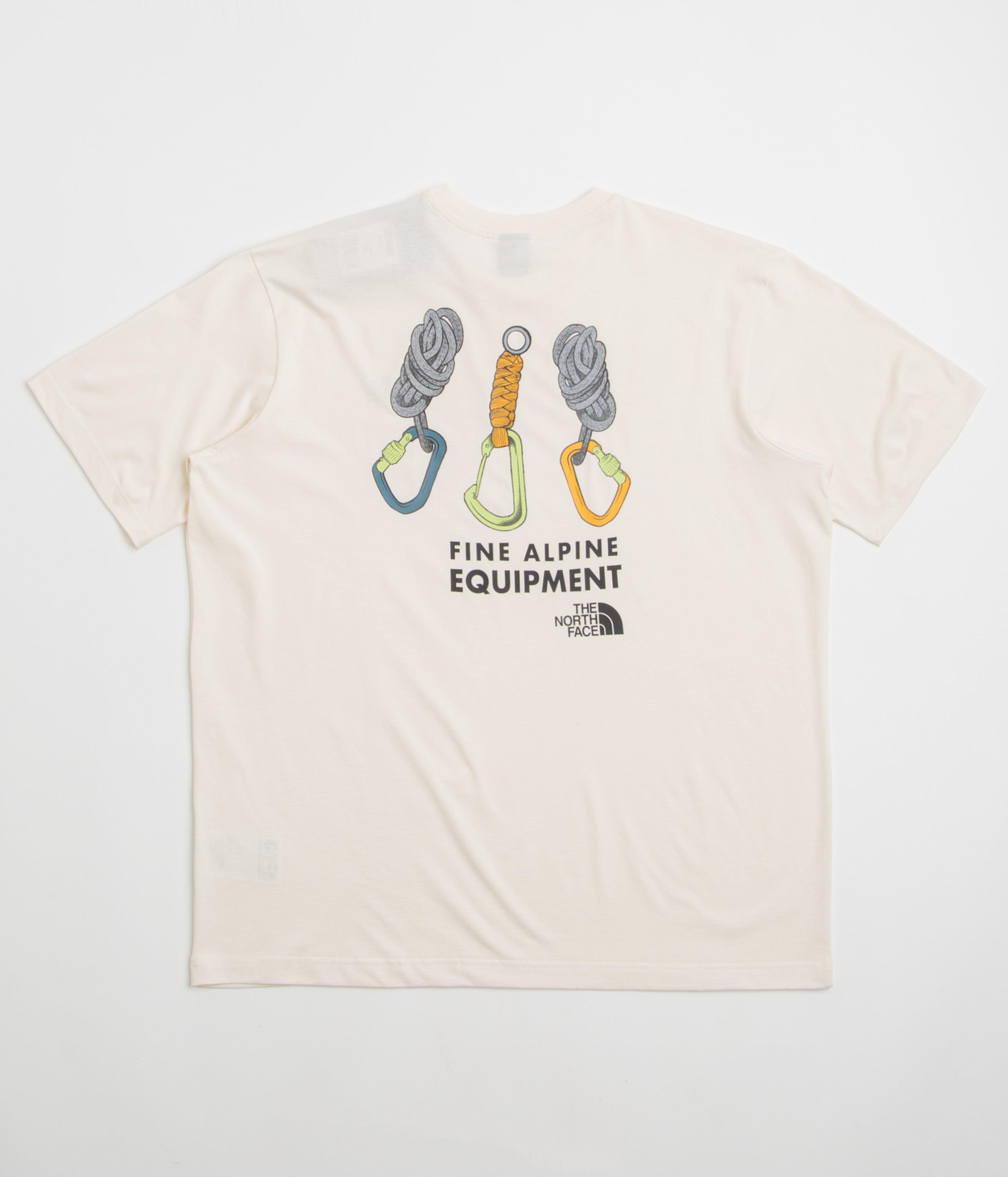 The North Face Explore Gear Relaxed T-Shirt in White Dune