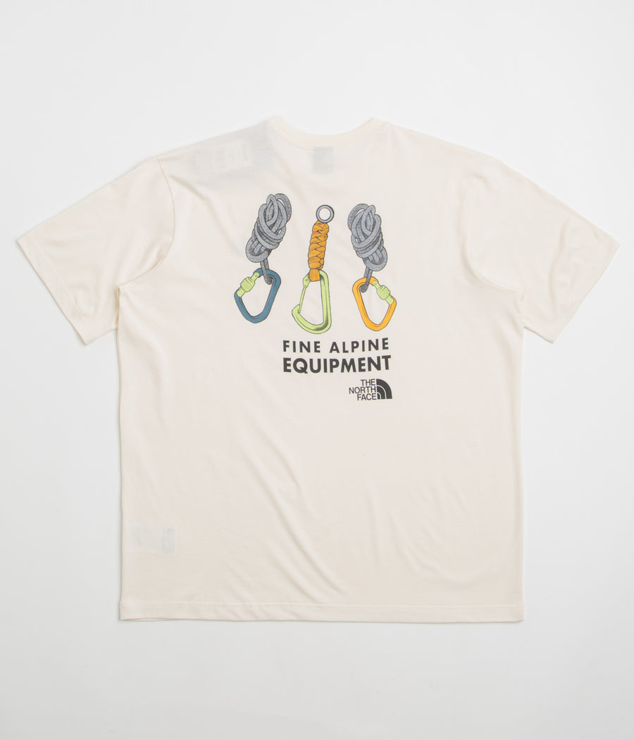 The North Face Explore Gear Relaxed T-Shirt in White Dune