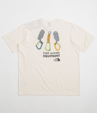 The North Face Explore Gear Relaxed T-Shirt in White Dune