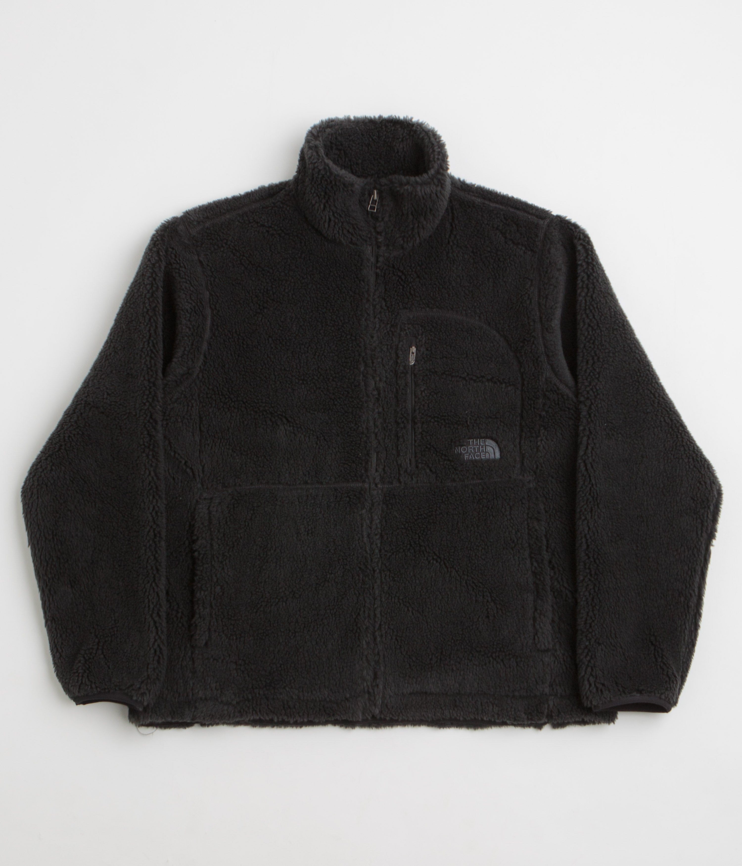 The North Face Extreme Pile 2 Full Zip Jacket in TNF Black