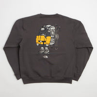 The North Face Gear Up Get Out Relaxed Crewneck Sweatshirt in Anthracite Grey thumbnail