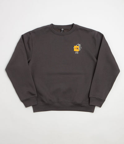 The North Face Gear Up Get Out Relaxed Crewneck Sweatshirt in Anthracite Grey