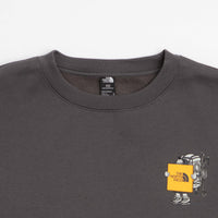 The North Face Gear Up Get Out Relaxed Crewneck Sweatshirt in Anthracite Grey thumbnail