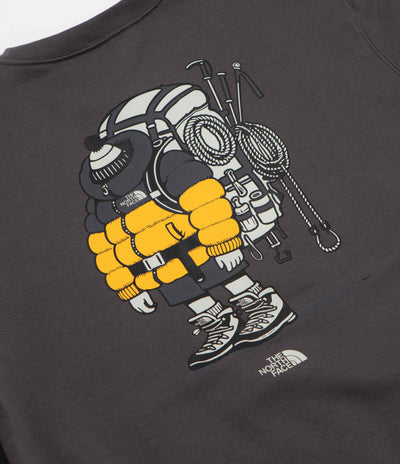 The North Face Gear Up Get Out Relaxed Crewneck Sweatshirt in Anthracite Grey