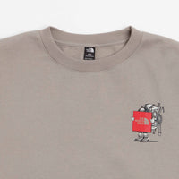 The North Face Gear Up Get Out Relaxed Crewneck Sweatshirt in Stone Slab thumbnail