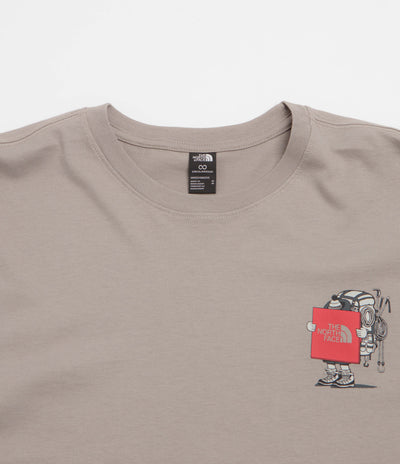 The North Face Gear Up Get Out Relaxed T-Shirt - Stone Slab