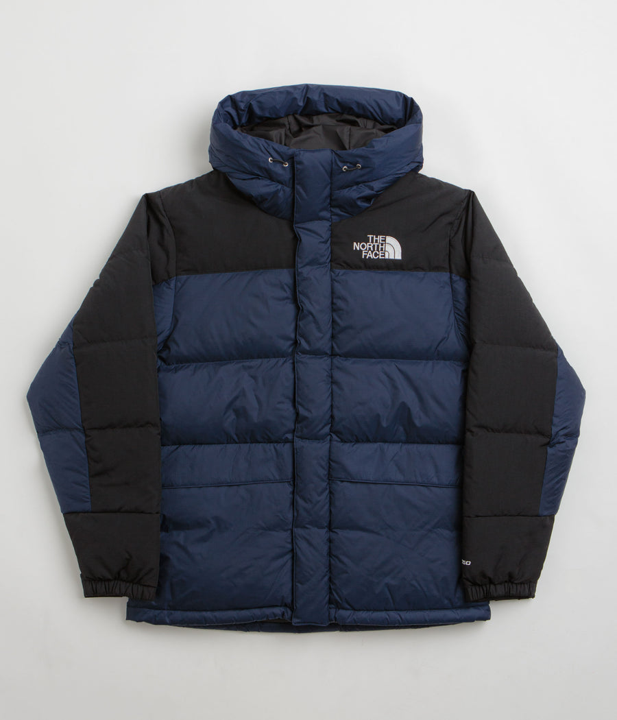 The North Face Himalayan Down Parka Jacket in Summit Navy and TNF Black