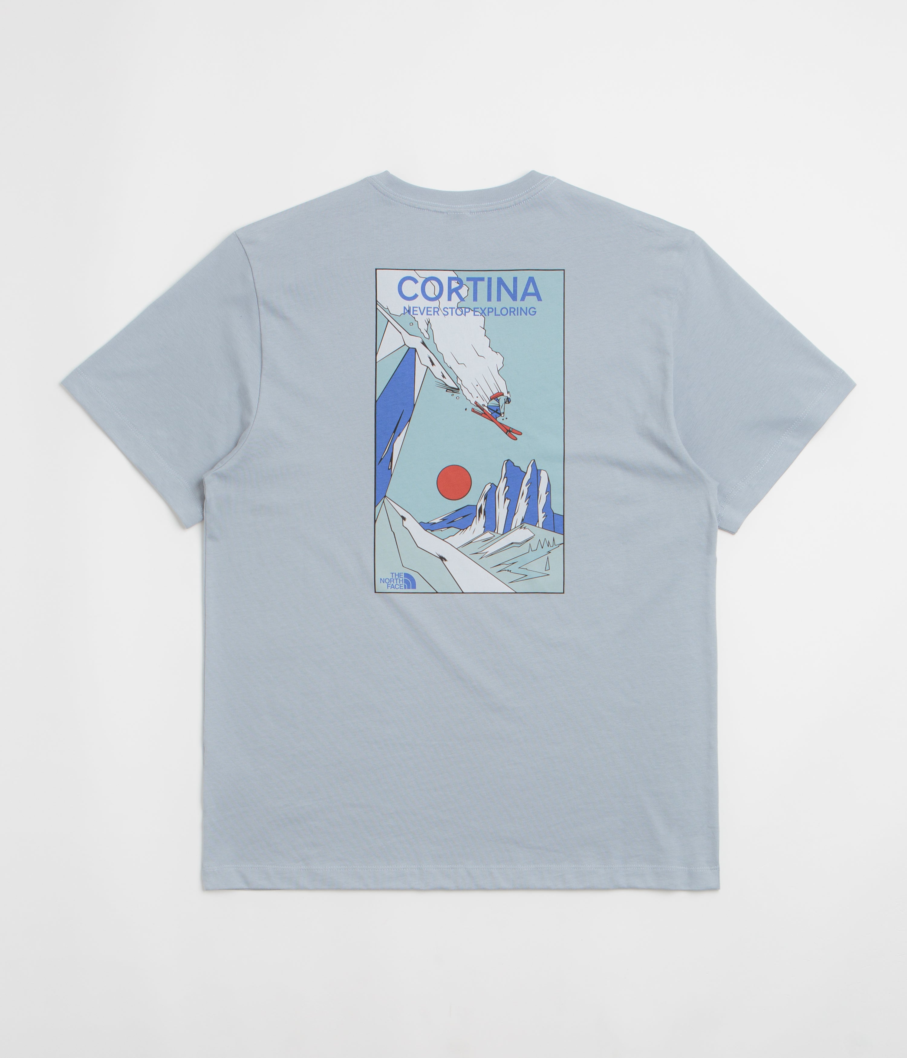 The North Face Mountain Celebration T-Shirt - Frost Grey