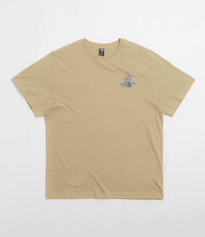 The North Face Mountain Celebration T-Shirt in Khaki Stone
