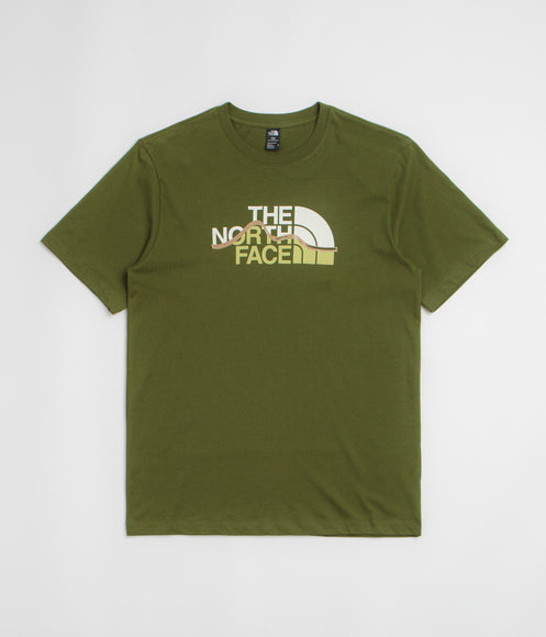 The North Face Mountain Line T-Shirt - Woodland Green