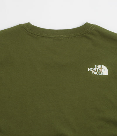 The North Face Mountain Line T-Shirt in Woodland Green