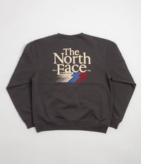 The North Face Retro Trail Relaxed Crewneck Sweatshirt in Anthracite Grey