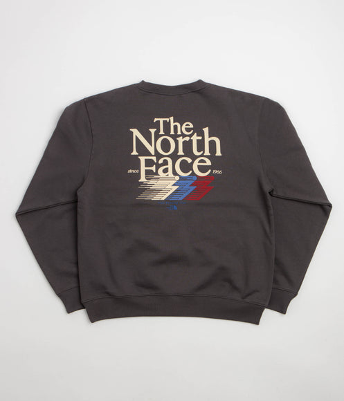 The North Face Retro Trail Relaxed Crewneck Sweatshirt - Anthracite Grey