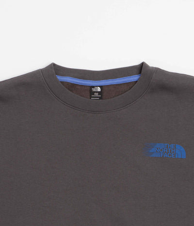 The North Face Retro Trail Relaxed Crewneck Sweatshirt - Anthracite Grey