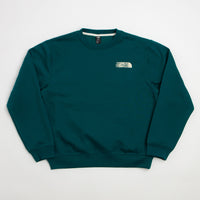 The North Face Retro Trail Relaxed Crewneck Sweatshirt in Pacific Teal thumbnail