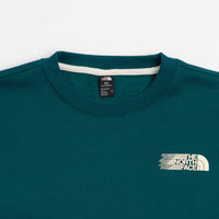 The North Face Retro Trail Relaxed Crewneck Sweatshirt in Pacific Teal thumbnail