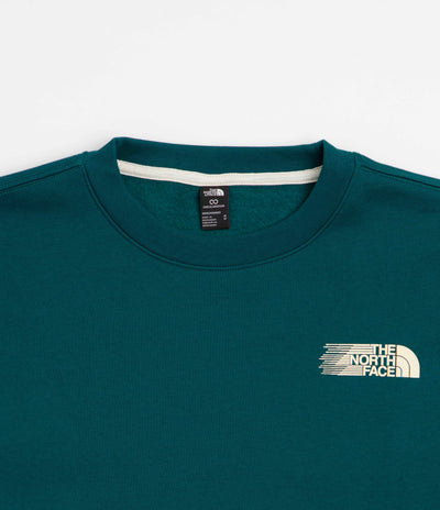 The North Face Retro Trail Relaxed Crewneck Sweatshirt in Pacific Teal