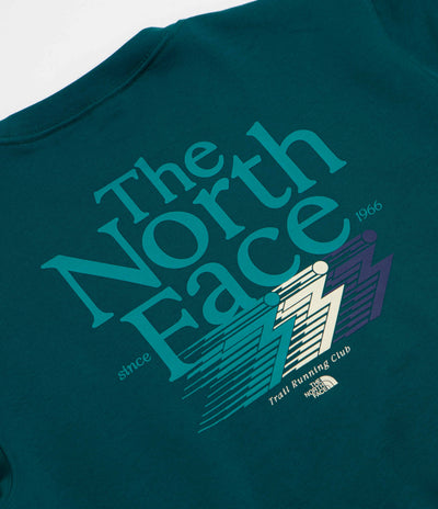 The North Face Retro Trail Relaxed Crewneck Sweatshirt in Pacific Teal