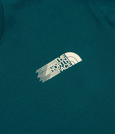 The North Face Retro Trail Relaxed Crewneck Sweatshirt in Pacific Teal