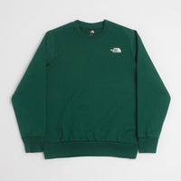 The North Face Simple Dome Crewneck Sweatshirt in Hunter Green thumbnail