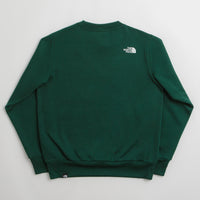 The North Face Simple Dome Crewneck Sweatshirt in Hunter Green thumbnail