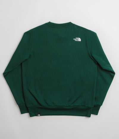 The North Face Simple Dome Crewneck Sweatshirt in Hunter Green