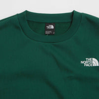 The North Face Simple Dome Crewneck Sweatshirt in Hunter Green thumbnail