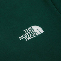 The North Face Simple Dome Crewneck Sweatshirt in Hunter Green thumbnail