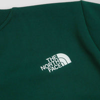 The North Face Simple Dome Crewneck Sweatshirt in Hunter Green thumbnail