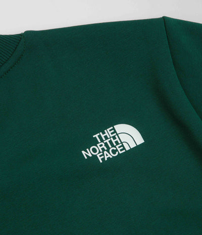 The North Face Simple Dome Crewneck Sweatshirt in Hunter Green
