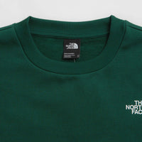 The North Face Simple Dome Crewneck Sweatshirt in Hunter Green thumbnail