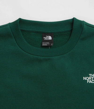 The North Face Simple Dome Crewneck Sweatshirt in Hunter Green