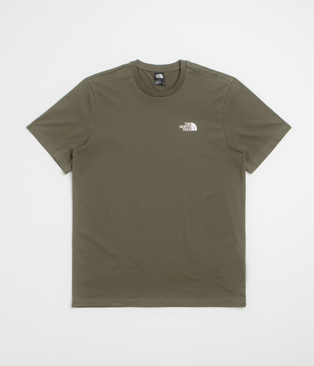 The North Face Simple Dome T-Shirt in New Taupe Green
