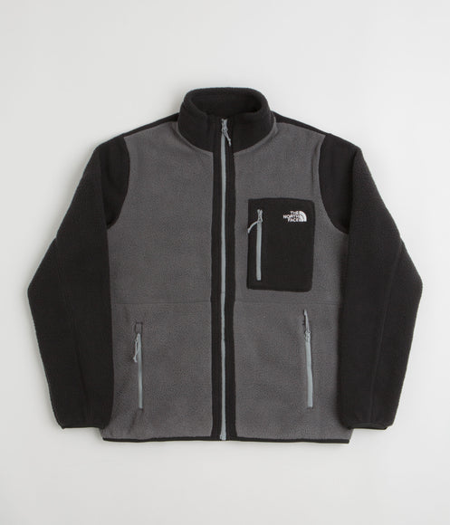 The North Face Yumiori Full Zip Fleece - Anthracite Grey / TNF Black