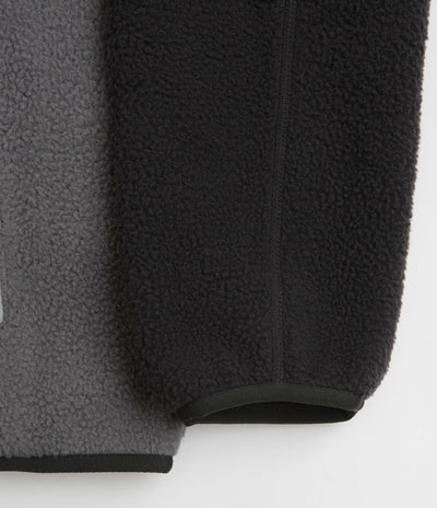 The North Face Yumiori Full Zip Fleece - Anthracite Grey / TNF Black