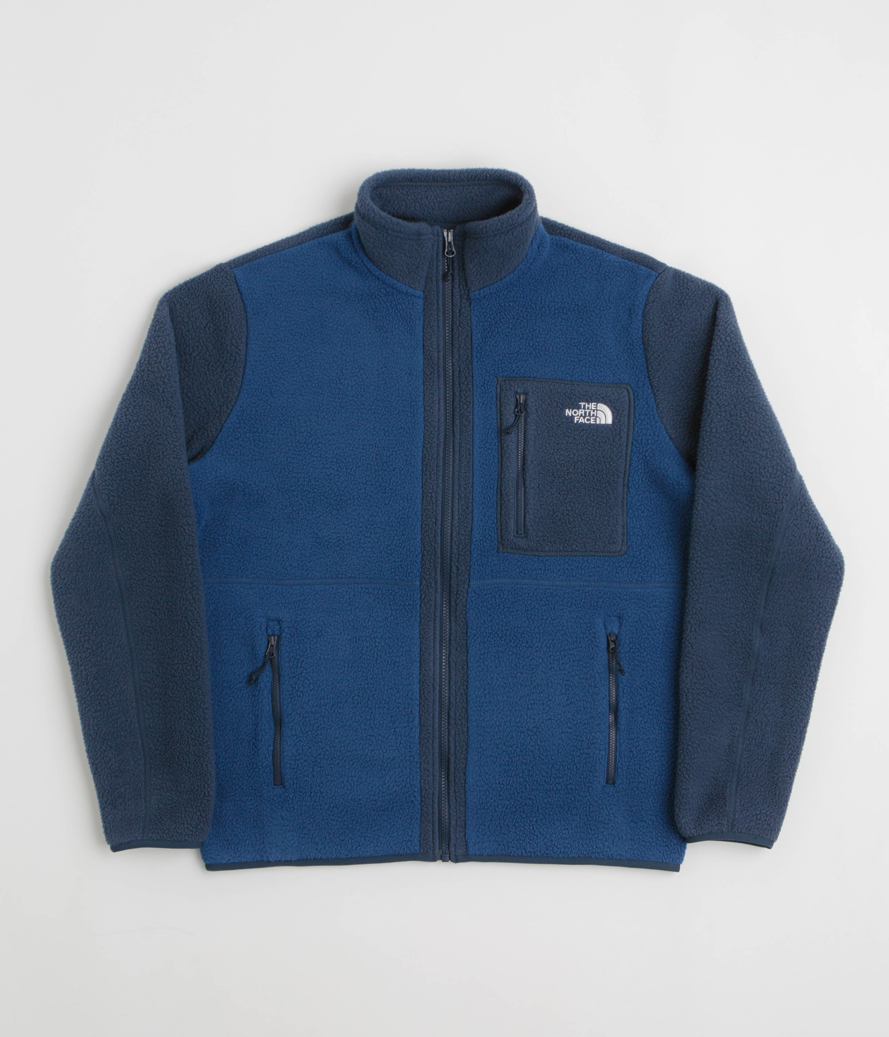 The North Face Yumiori Full Zip Fleece in Estate Blue and Summit Navy