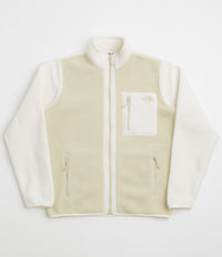 The North Face Yumiori Full Zip Fleece in Gravel and White Dune / Gravel