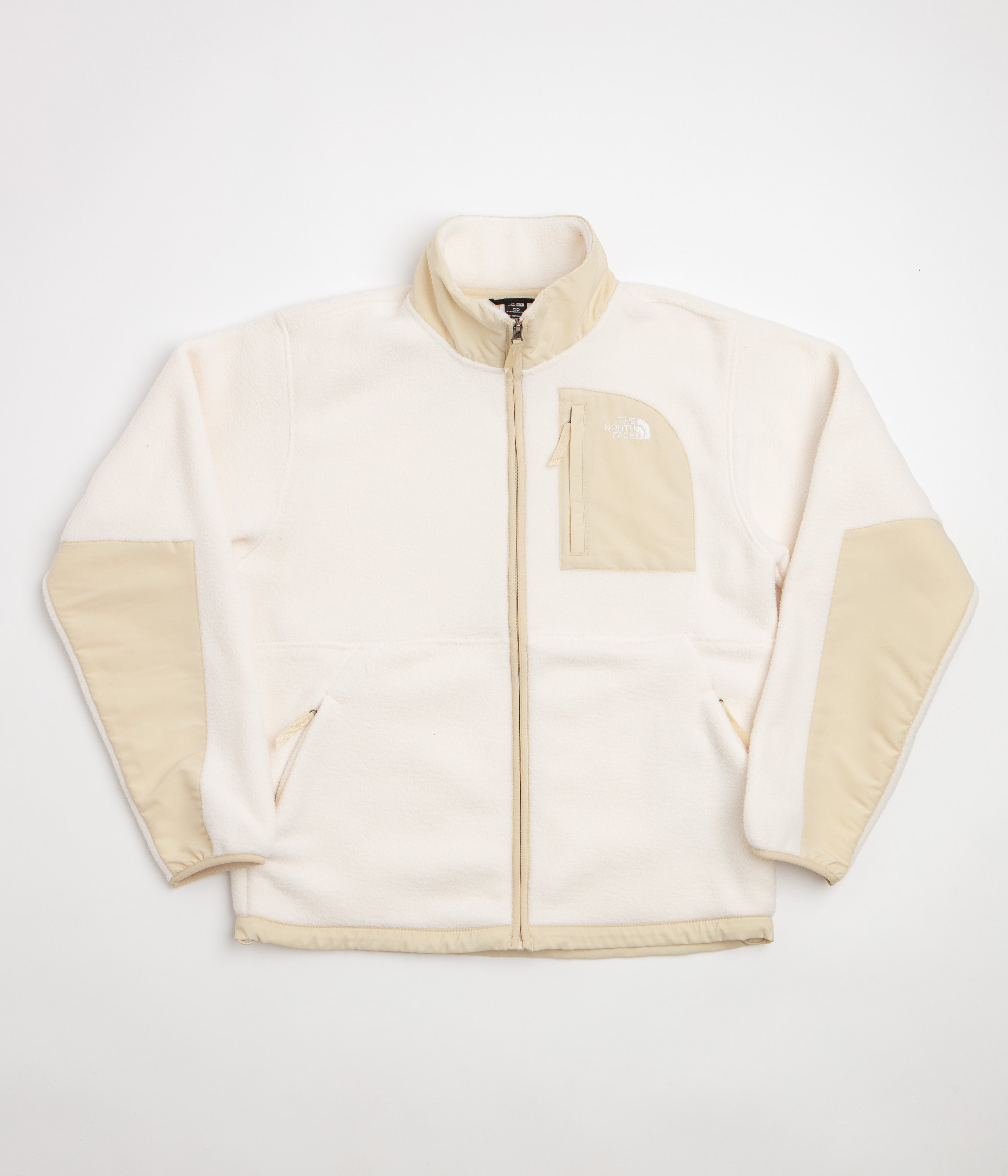 The North Face Yumiori Off Peak Full Zip Fleece - White Dune / Desert Stone