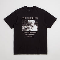 The Quiet Life Ancient Wisdom Pigment Dye T-Shirt - Black thumbnail