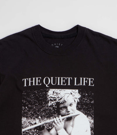 The Quiet Life Ancient Wisdom Pigment Dye T-Shirt - Black