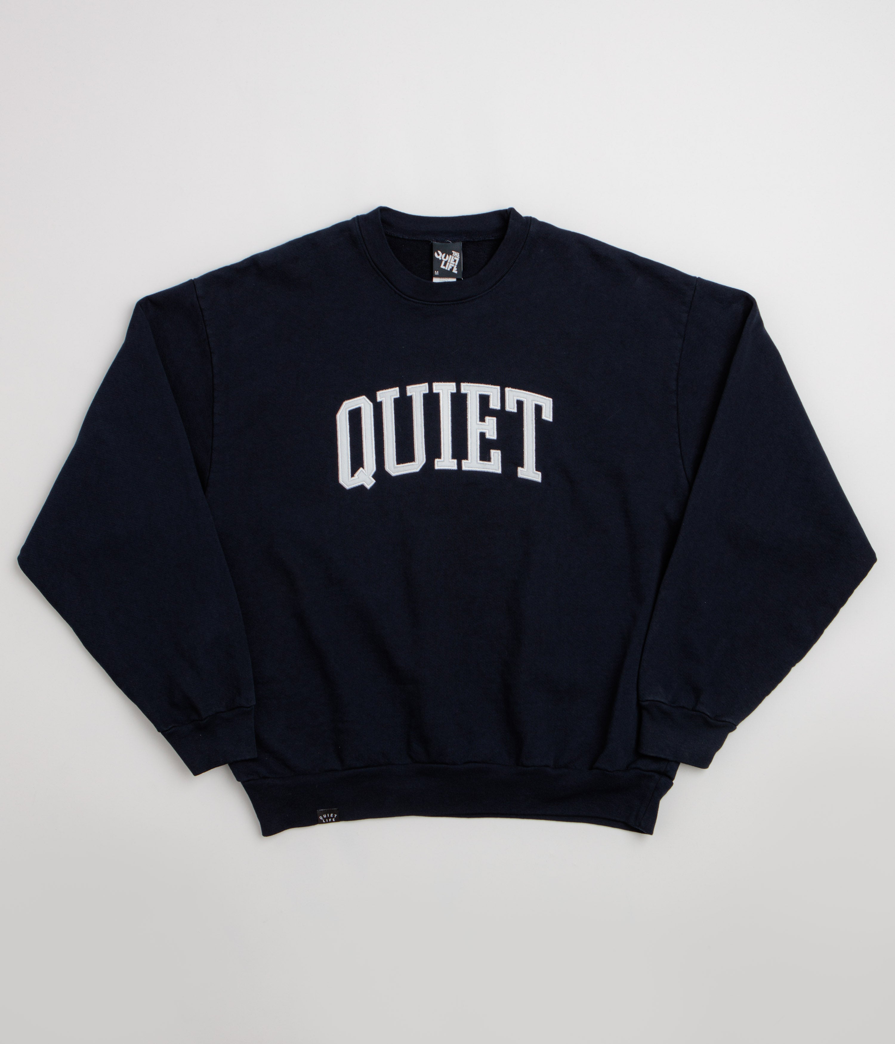 The Quiet Life Arch Applique Crewneck Sweatshirt - Navy
