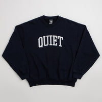 The Quiet Life Arch Applique Crewneck Sweatshirt - Navy thumbnail