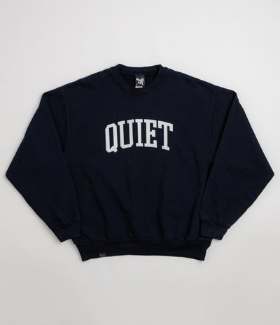 The Quiet Life Arch Applique Crewneck Sweatshirt - Navy