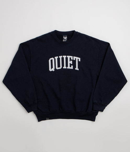 The Quiet Life Arch Applique Crewneck Sweatshirt - Navy