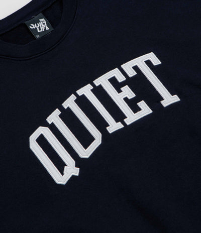 The Quiet Life Arch Applique Crewneck Sweatshirt - Navy