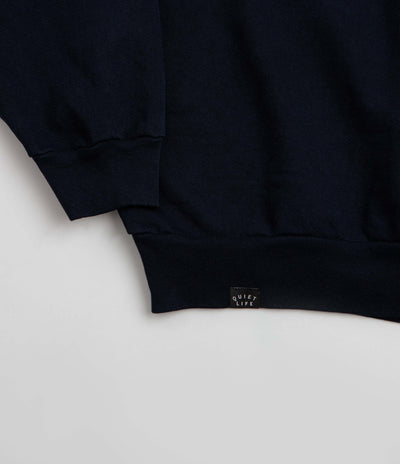 The Quiet Life Arch Applique Crewneck Sweatshirt - Navy