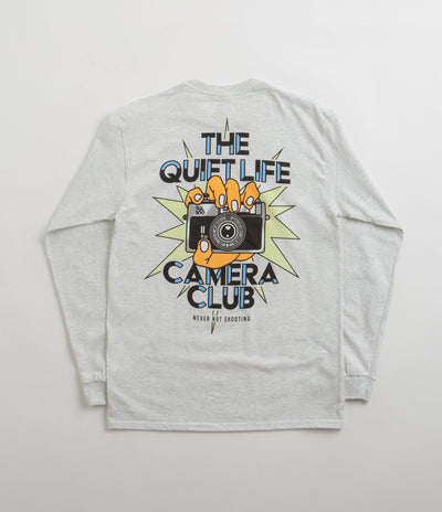 The Quiet Life Camera Club Burst Long Sleeve T-Shirt in Ash