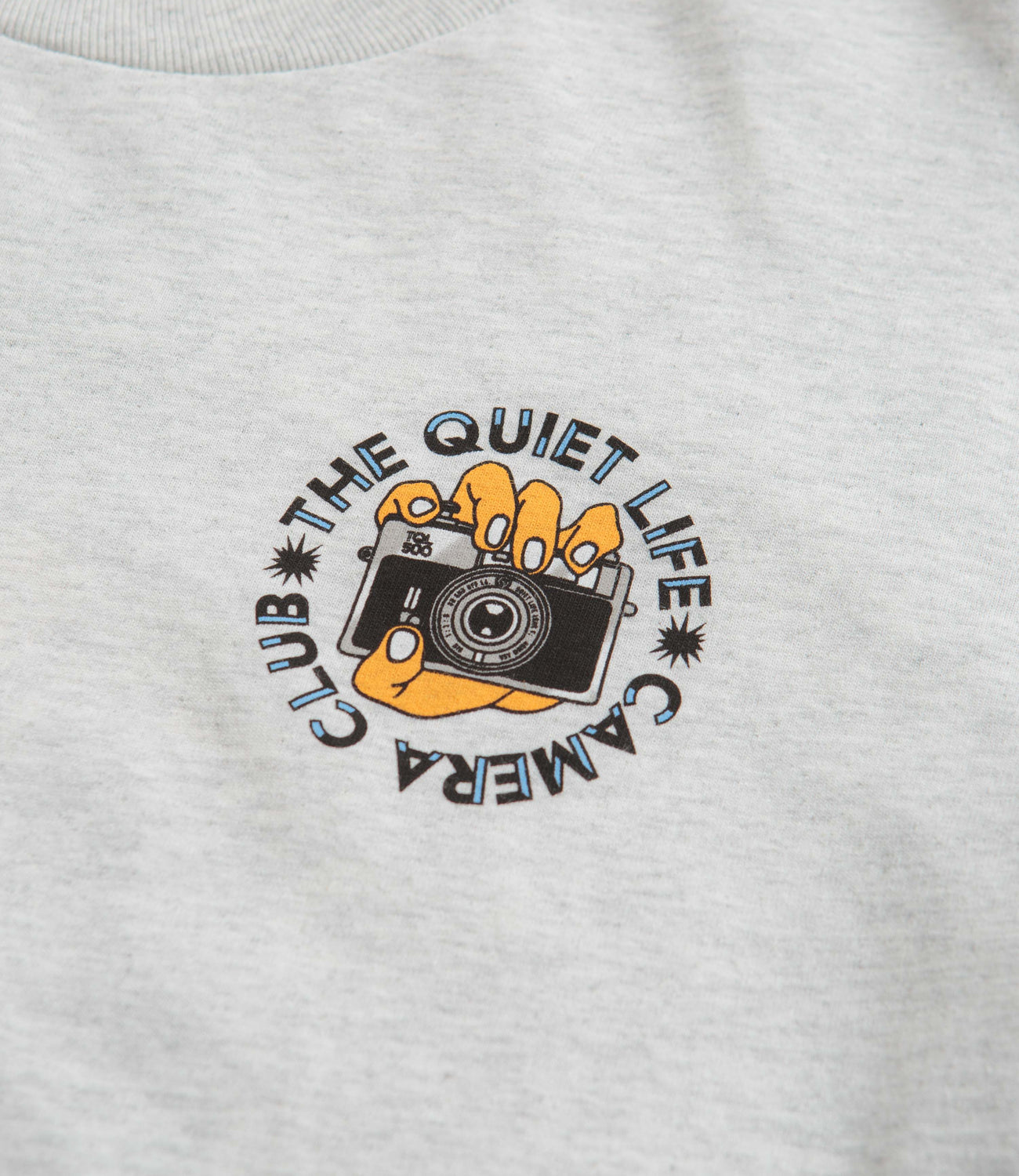 The Quiet Life Camera Club Burst Long Sleeve T-Shirt - Ash